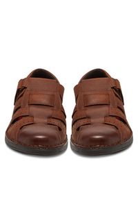 Go Soft Sandały HOLIDAY-02 MI18 Brązowy. Kolor: brązowy. Materiał: nubuk, skóra #5