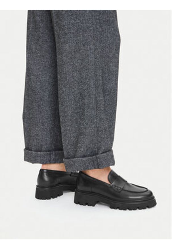 Badura Loafersy C-AYA-25050PBA Czarny. Kolor: czarny. Materiał: skóra