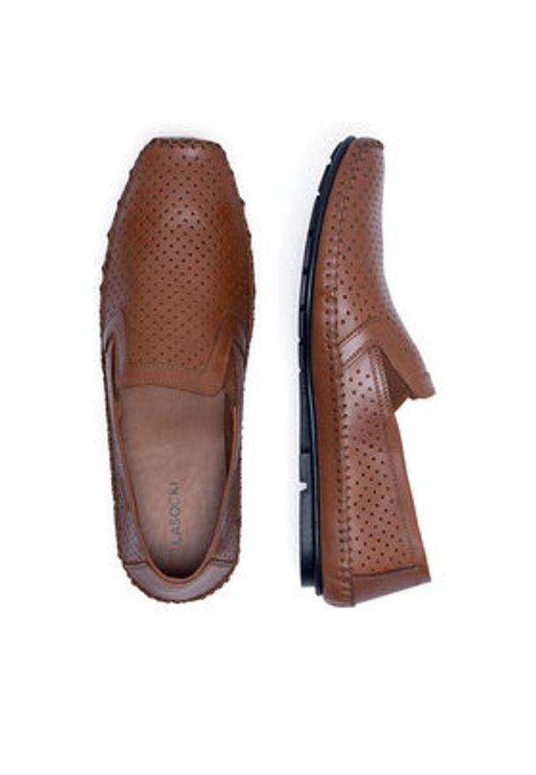 Lasocki Półbuty MADRID-01 MI18 Brązowy. Kolor: brązowy. Materiał: skóra