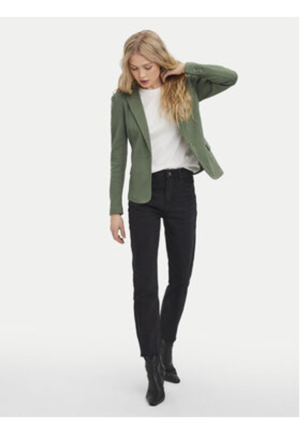 Vero Moda Marynarka Julia 10154123 Zielony Regular Fit. Kolor: zielony. Materiał: wiskoza