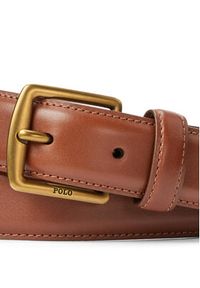 Polo Ralph Lauren Pasek Damski 405828968002 Brązowy. Kolor: brązowy. Materiał: skóra #3