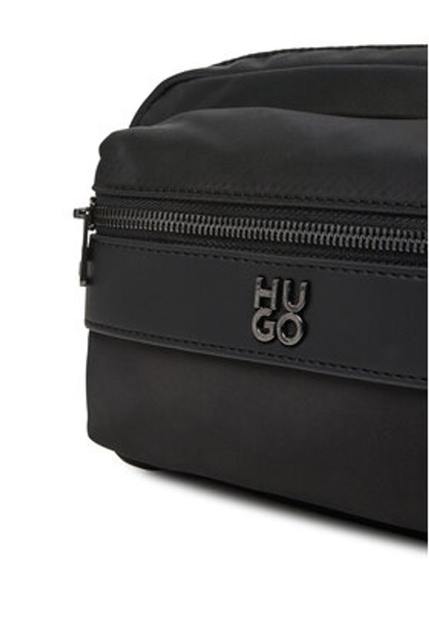Hugo - HUGO Saszetka Quantic 50547390 Czarny. Kolor: czarny. Materiał: materiał