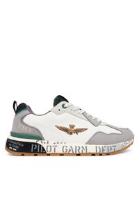 Sneakersy Aeronautica Militare. Kolor: biały #1