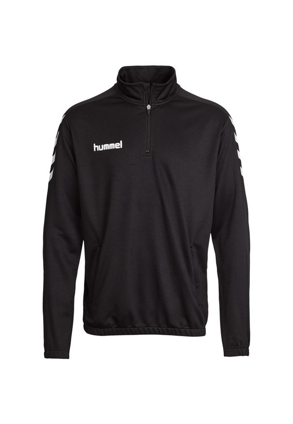 Bluza piłkarska dla dzieci Hummel Core Kids 1/2 Zip Sweat. Kolor: czarny. Sport: piłka nożna