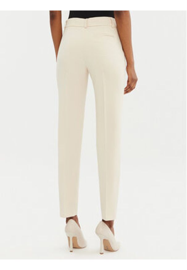 Rinascimento Spodnie materiałowe CFC0122741003 Beżowy Regular Fit. Kolor: beżowy. Materiał: syntetyk