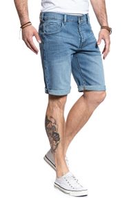 Mustang - SPODENKI MUSTANG 5-Pocket-Short 1007720 5000 415. Materiał: jeans #3