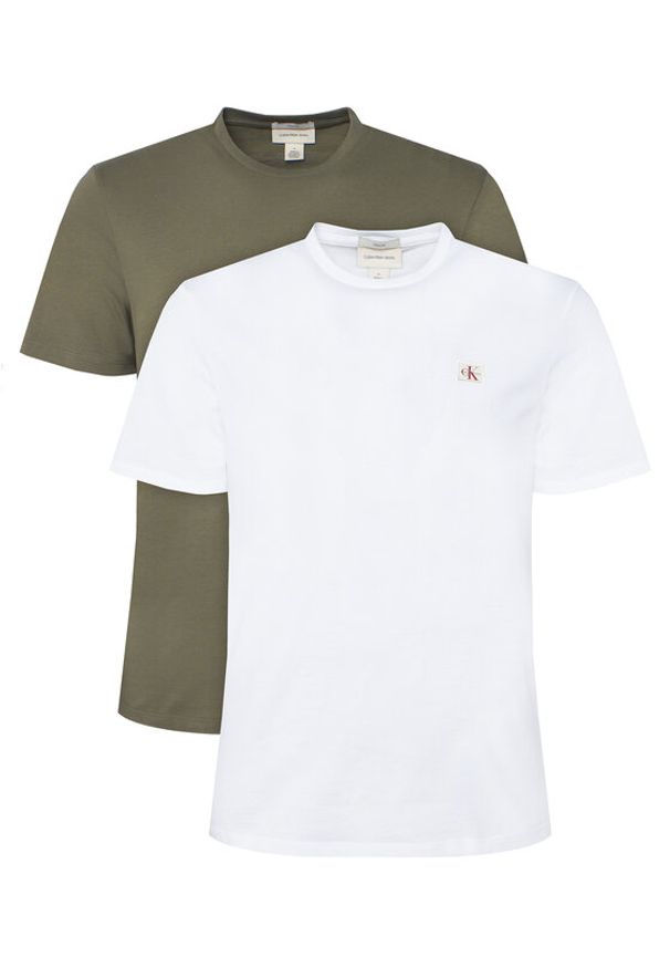 Calvin Klein Jeans Komplet t-shirtów LV04RD248G Kolorowy Regular Fit. Materiał: bawełna. Wzór: kolorowy