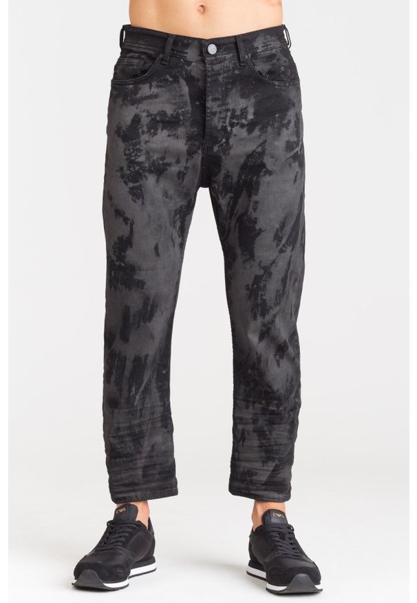 Czarne jeansy Versace Jeans