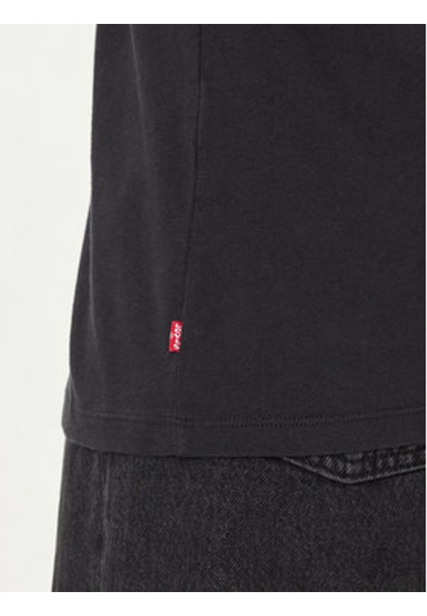 Levi's® T-Shirt 87373-0224 Czarny Relaxed Fit. Kolor: czarny. Materiał: bawełna