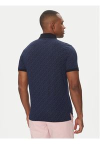 TOMMY HILFIGER - Tommy Hilfiger Polo Monogram MW0MW39218 Granatowy Regular Fit. Typ kołnierza: polo. Kolor: niebieski. Materiał: bawełna #2