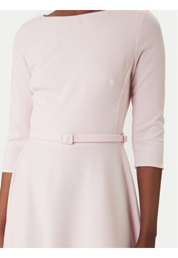 Rinascimento Sukienka koktajlowa CFC0127892003 Różowy Regular Fit. Kolor: różowy. Materiał: syntetyk. Styl: wizytowy