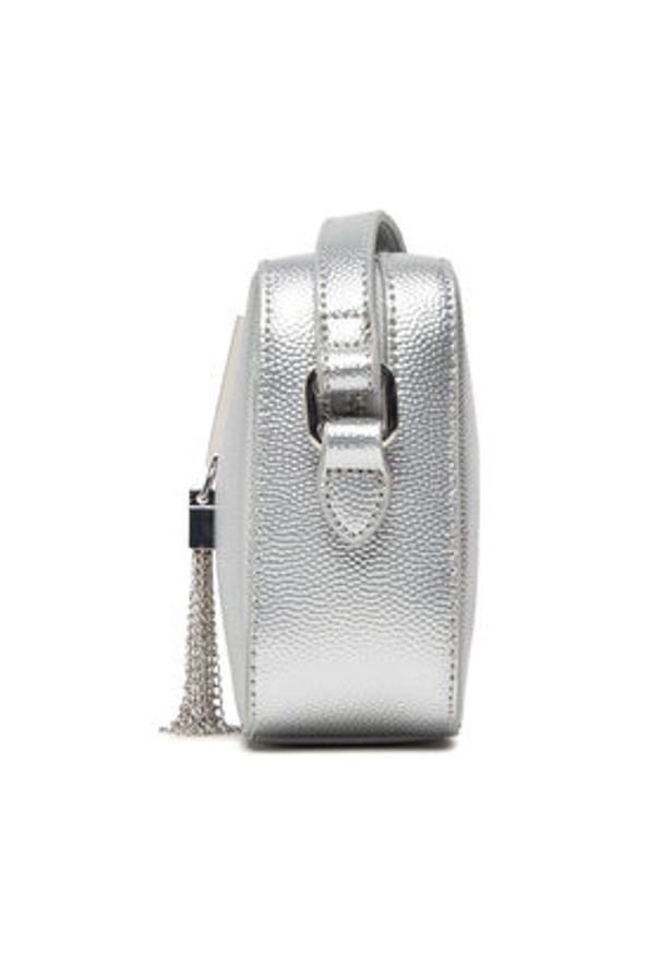VALENTINO - Valentino Torebka Divina VBS1R409G Srebrny. Kolor: srebrny. Materiał: skórzane
