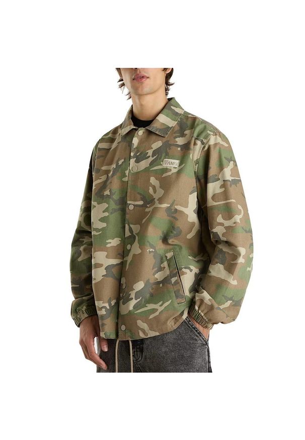 Vans - Kurtka VANS TORREY CANVAS COACH JA Zielony. Kolor: zielony. Materiał: tkanina