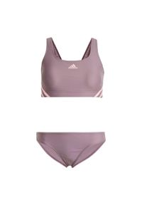 Adidas - 3-Stripes Bikini. Kolor: fioletowy, różowy, wielokolorowy