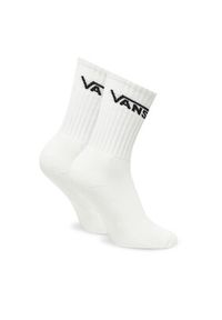 Vans Zestaw 3 par wysokich skarpet unisex VN000QBV Biały. Kolor: biały. Materiał: materiał, bawełna #3