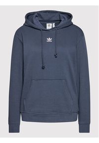 Adidas - adidas Bluza Hoodie HF7509 Granatowy Regular Fit. Kolor: niebieski. Materiał: bawełna #5
