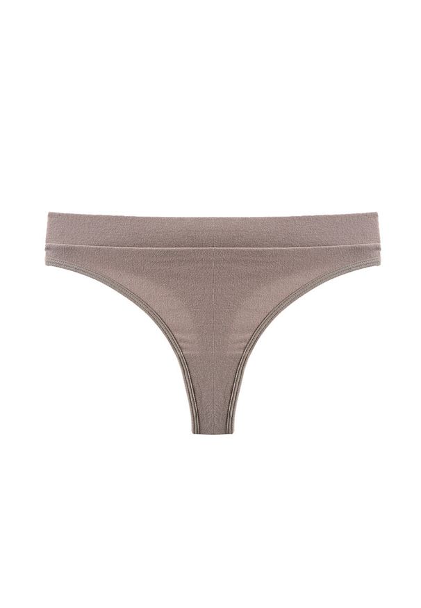 Intica - Stringi sportowe elastyczne do codziennych aktywności Eleanora. Kolor: beżowy. Materiał: tkanina, materiał