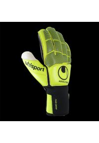 UHLSPORT - Rękawice bramkarskie Uhlsport Absolutgrip Flex Fram. Kolor: żółty, wielokolorowy, czarny