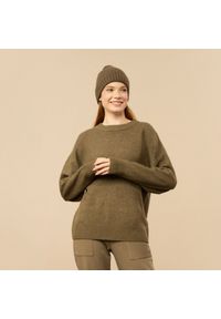 outhorn - Sweter oversize damski. Materiał: poliester, elastan, materiał, akryl, dzianina #7