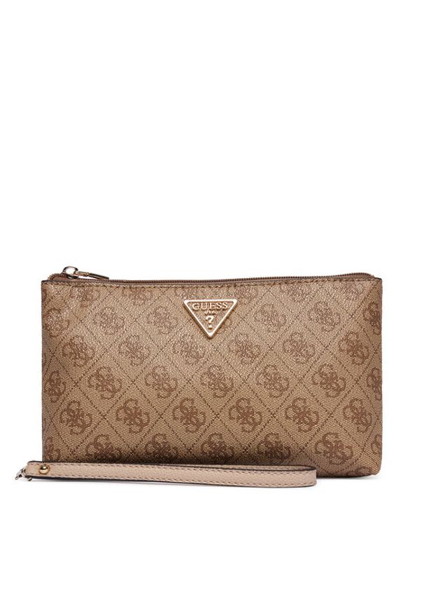 Guess Kosmetyczka Laurel II Slg SWSG74 59145 Brązowy. Kolor: brązowy. Materiał: skóra