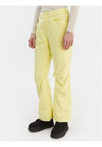 Roxy Spodnie snowboardowe Backyard ERJTP03299 Żółty Tailored Fit. Kolor: żółty. Materiał: syntetyk. Sport: snowboard #1