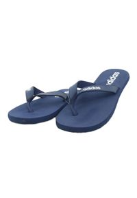 Adidas - Klapki adidas Eezay Flip Flop EG2041 niebieskie. Okazja: na spacer, na plażę. Kolor: niebieski. Materiał: syntetyk. Sezon: lato #4
