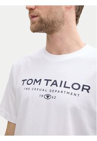 Tom Tailor T-Shirt 1045773 Biały Regular Fit. Kolor: biały. Materiał: bawełna #4