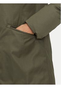 TOMMY HILFIGER - Tommy Hilfiger Parka WW0WW43121 Khaki Regular Fit. Kolor: brązowy. Materiał: bawełna