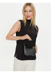 Love Moschino - LOVE MOSCHINO Torebka JC4019PP1ILT100A Czarny. Kolor: czarny. Materiał: skórzane #4