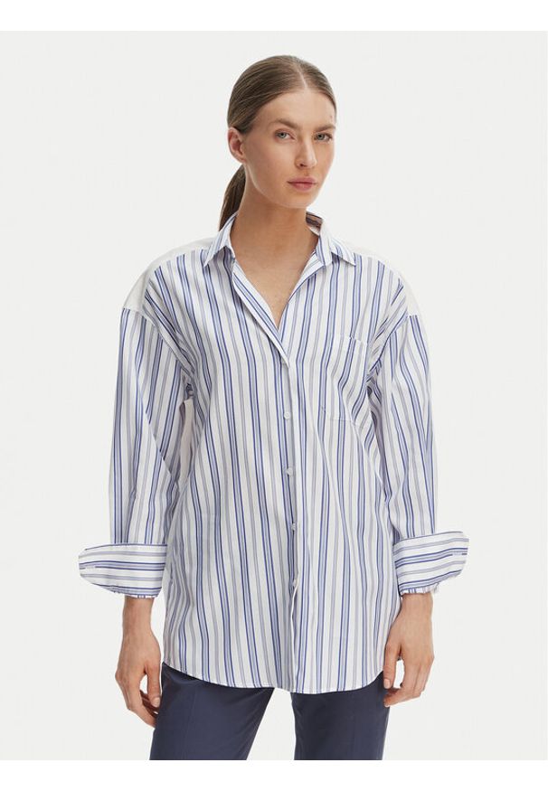 Weekend Max Mara Koszula Tessile 2615111012 Niebieski Regular Fit. Kolor: niebieski. Materiał: bawełna