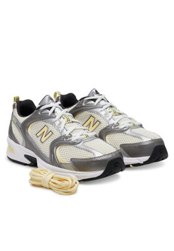 New Balance Sneakersy U530ADG Srebrny. Kolor: srebrny. Materiał: skóra