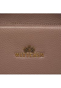 Wittchen - WITTCHEN Torebka 98-4E-208-9 Beżowy. Kolor: beżowy. Materiał: skórzane