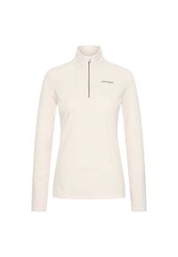 HV POLO - Damska techniczna koszulka jeździecka HV Polo Lumi. Typ kołnierza: polo. Kolor: biały. Długość rękawa: długi rękaw #1