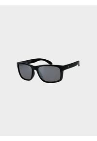 4f - Okulary przeciwsłoneczne z powłoką lustrzaną uniseks - granatowe. Kolor: czarny #1