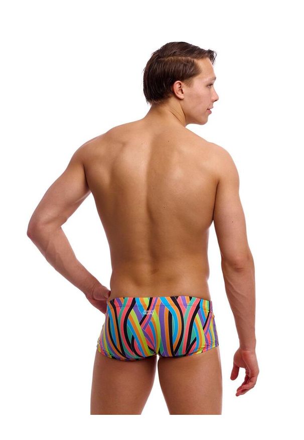 FUNKY TRUNKS - Kąpielówki Funky Trunks Curl Curl - trunki męskie. Kolor: wielokolorowy
