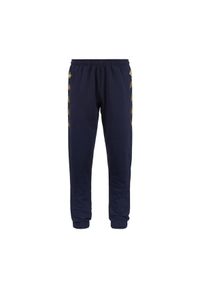 Spodnie dresowe Kappa Gaudo. Kolor: niebieski. Materiał: dresówka. Sport: piłka nożna, fitness, bieganie #1