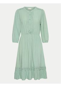 Kaffe Sukienka letnia Freya 10507544 Zielony Regular Fit. Kolor: zielony. Materiał: wiskoza. Sezon: lato