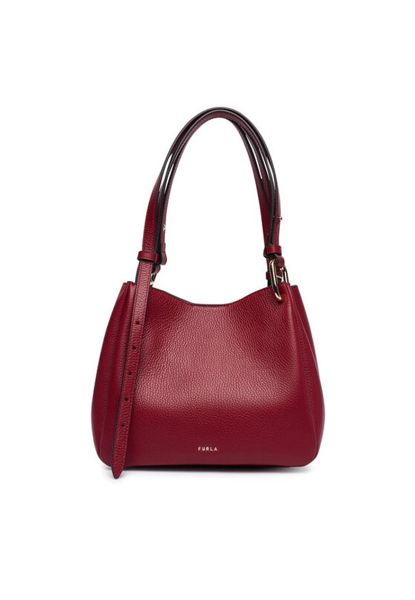 Furla Torebka Nuvola M WB02020 HSF000 CN CGQ00 Bordowy. Kolor: czerwony. Materiał: skórzane