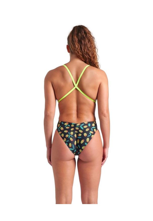 Strój Kąpielowy Damski Arena Olives Swimsuit Xcriss. Kolor: czarny. Materiał: materiał