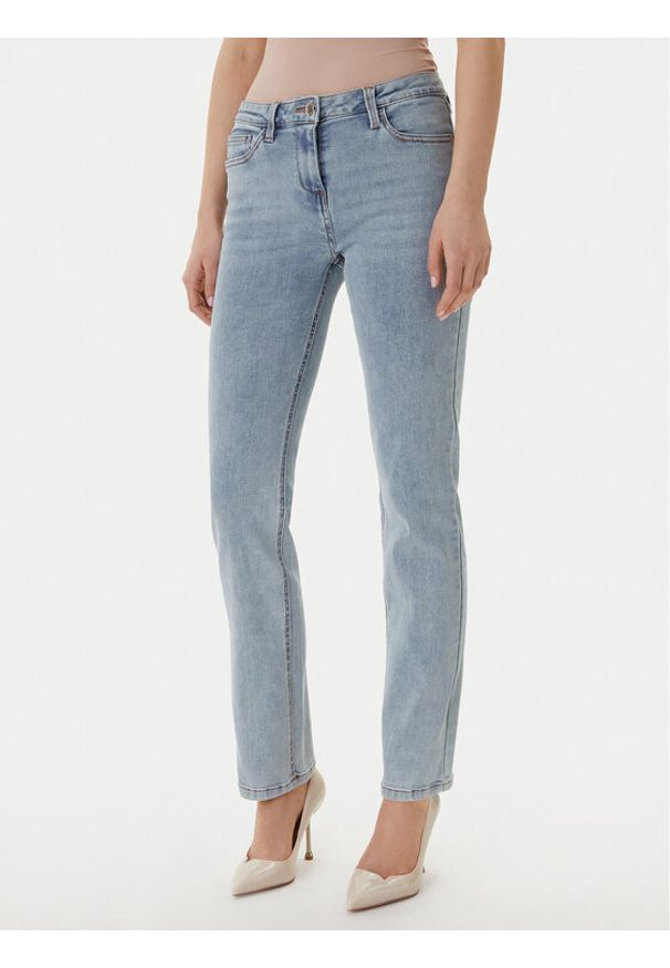 Morgan Jeansy 221-PDROIT Niebieski Slim Fit. Kolor: niebieski