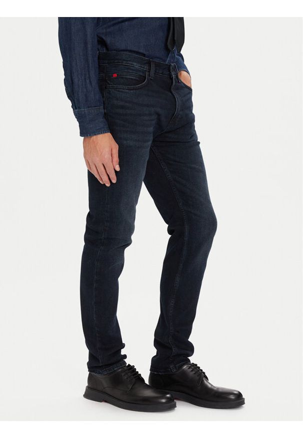 Hugo - HUGO Jeansy 50547255 Granatowy Slim Fit. Kolor: niebieski