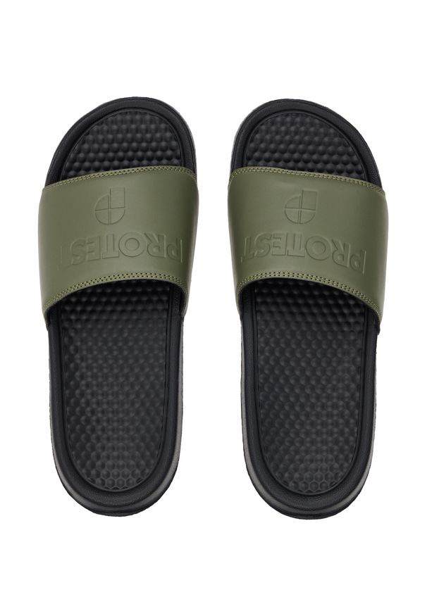 Protest - Klapki męskie PROTEST Prtberden. Kolor: wielokolorowy, czarny, zielony. Sport: pływanie