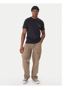 Quiksilver T-Shirt Anchor EQYZT08178 Czarny Regular Fit. Kolor: czarny. Materiał: bawełna
