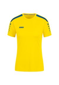 Jersey Jako Power. Kolor: żółty, niebieski, wielokolorowy. Materiał: jersey. Sport: fitness, piłka nożna #1
