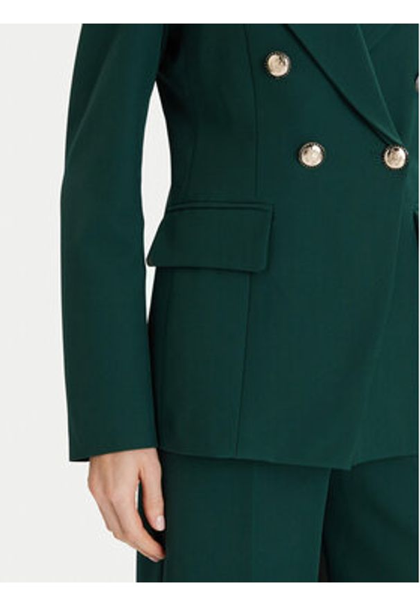 Maryley Marynarka 25IB139/43BI Zielony Regular Fit. Kolor: zielony. Materiał: syntetyk