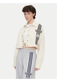 Adidas - adidas Kurtka jeansowa Adibreak JD5617 Écru Regular Fit. Materiał: bawełna #4