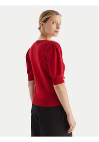Fracomina Sweter FR25WT7019K55601 Czerwony Slim Fit. Kolor: czerwony. Materiał: syntetyk #5