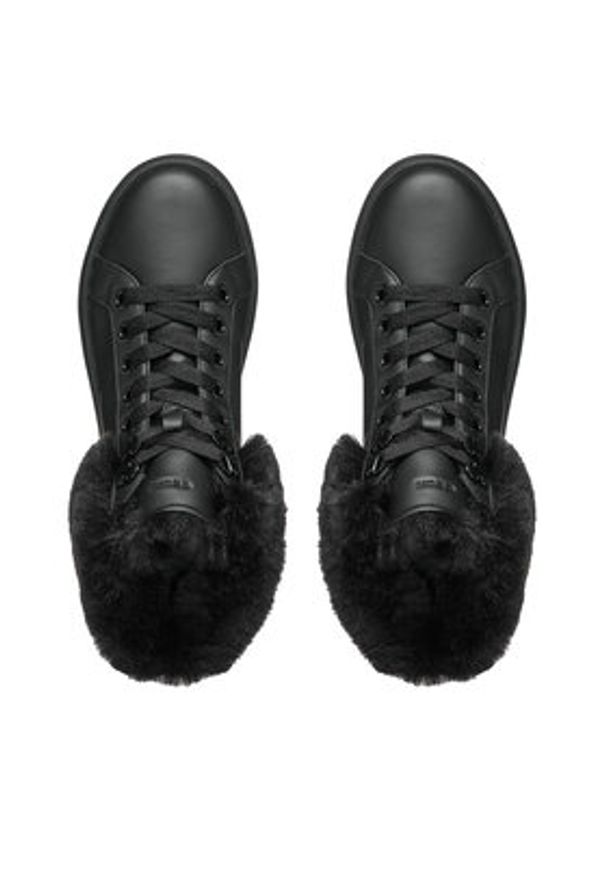 Geox Sneakersy D Spherica Ec4.1 D46TCA 085BH C9999 Czarny. Kolor: czarny. Materiał: materiał