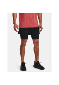 Spodenki męskie Under Armour Peak Woven 2in1. Kolor: czarny. Sport: fitness #1