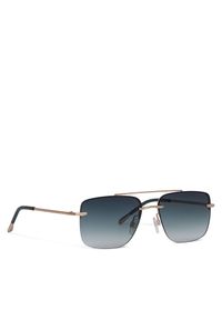 Trussardi Jeans - Okulary przeciwsłoneczne Trussardi. Kolor: zielony